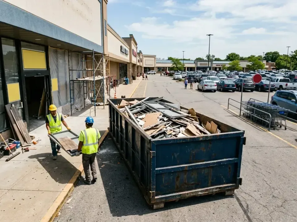 retail-store-renovation-debris-003 — frequently asked questions, Roll-off Dumpster Rentals in Roscoe, IL
